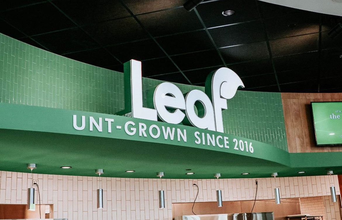 Leaf station at Eagle Landing